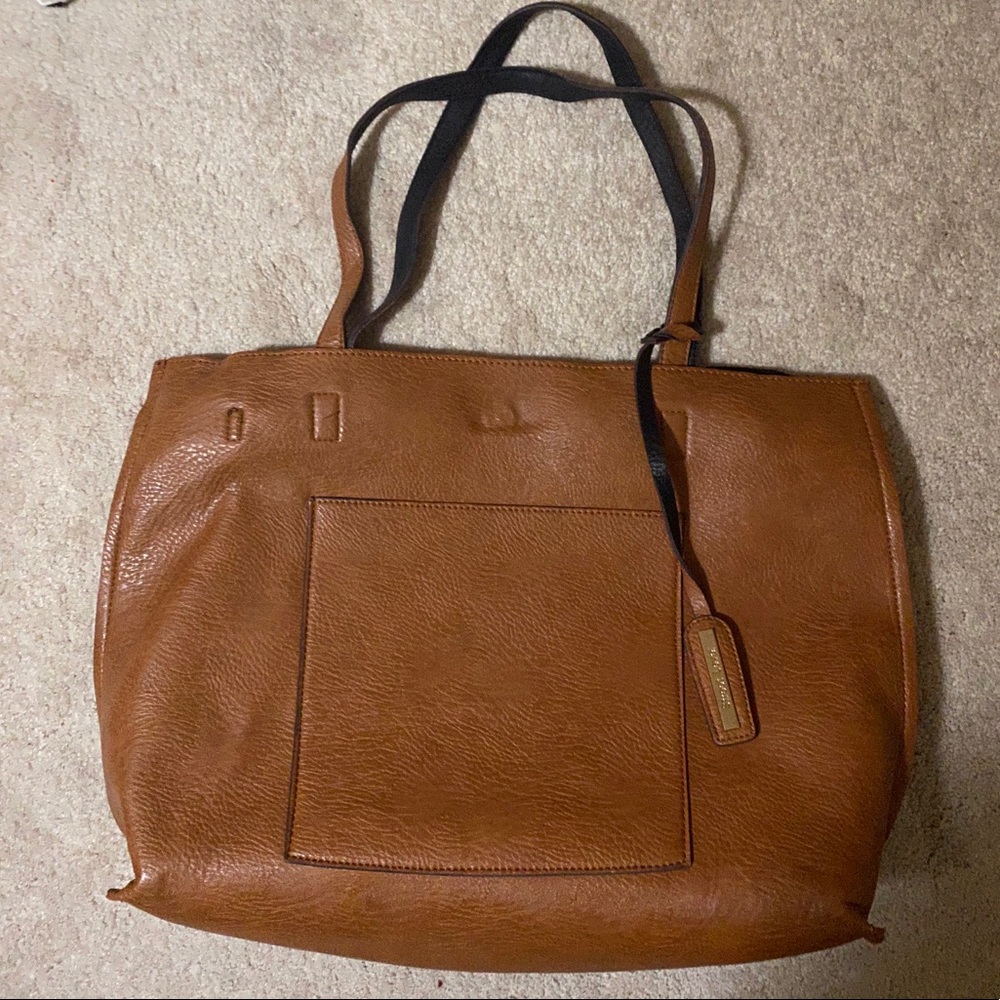 🌟Street Level Faux Leather Reversible tote🌟